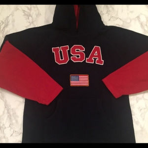 Youth Size 14/16 Emergency Exit USA Hoodie